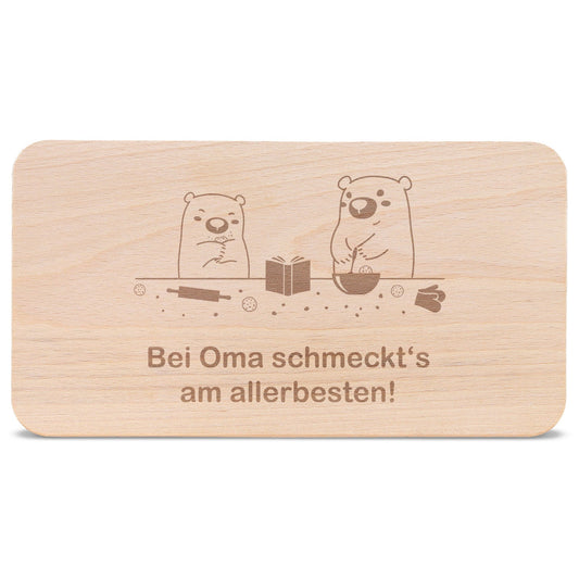 Frühstücksbrettchen Bei Oma schmeckt´s am allerbesten