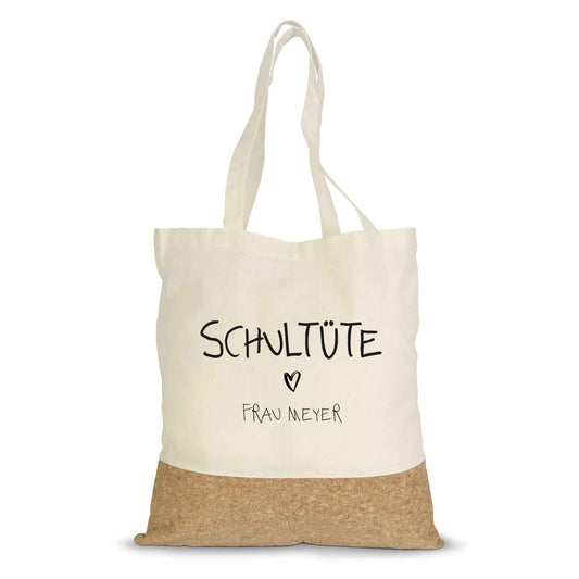 Einkaufstasche Kork - Schultüte