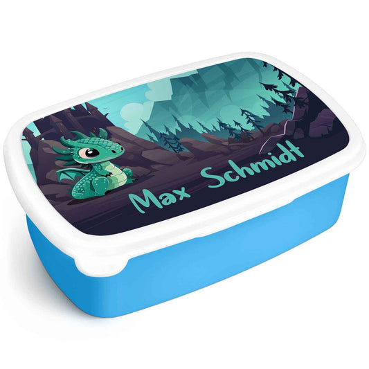 Bedruckte Lunchbox für Kinder - Drachen