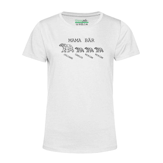 Personalisiertes T-Shirt für Damen - Mama Bär
