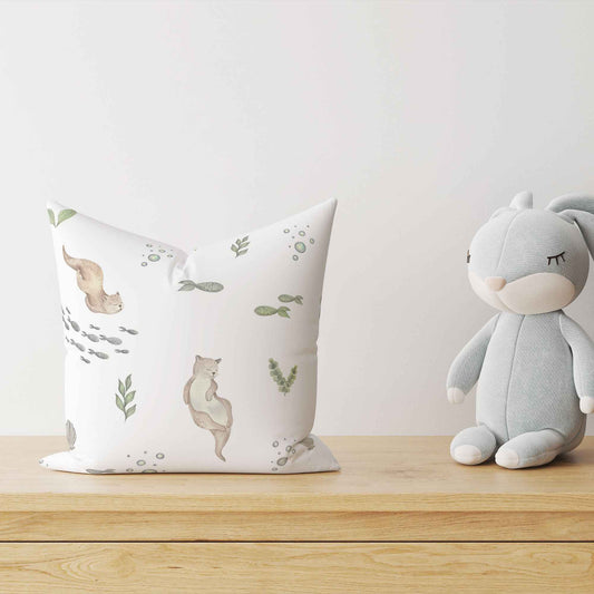 “Otter” Premium Kinder Dekokissen