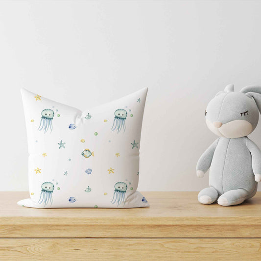 "Kleiner Oktopus" Premium Kinder Dekokissen