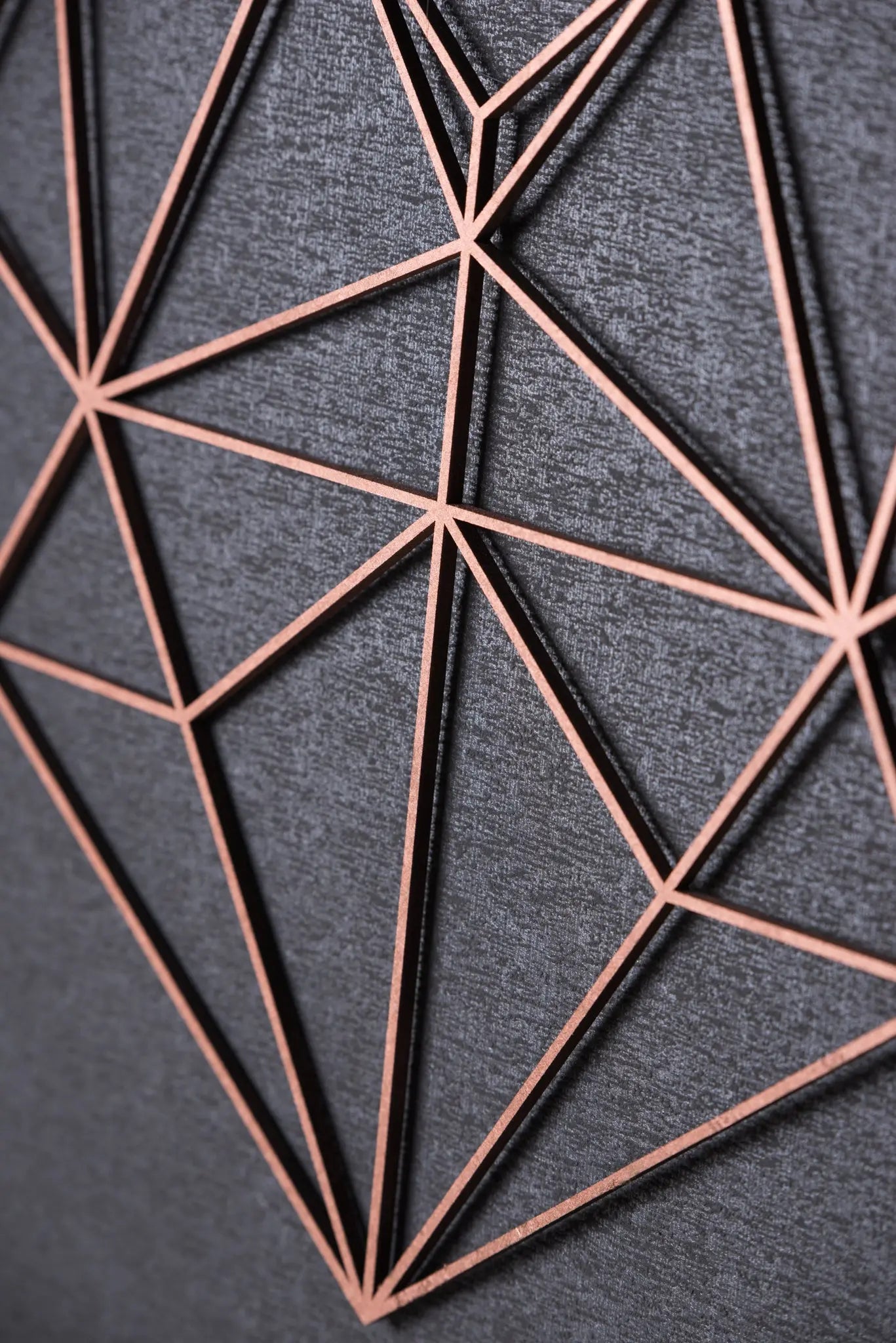 Origami 3D Herz aus Holz -