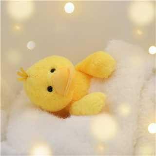 Apricot Lamb Cuddly Toy Velvet Duck 23 cm - Plush Toy Plush Toy for Children and Baby - Fluffy Stuffed Toy for Playing, Gift & Cuddling - Cosy Cuddly Toy - Duck