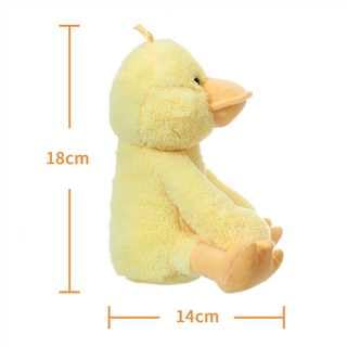 Apricot Lamb Cuddly Toy Velvet Duck 23 cm - Plush Toy Plush Toy for Children and Baby - Fluffy Stuffed Toy for Playing, Gift & Cuddling - Cosy Cuddly Toy - Duck