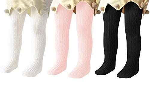 Durio Baby Tights for Girls Boys Cotton Children's Tights Children's Tights Set Warm Stockings Leggings