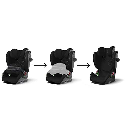 CYBEX Gold Kindersitz Pallas G i-Size, 76 - 150 cm, Ab ca. 15 Monate bis ca. 12 Jahre (ca. 9 bis 50 kg), Lava Grey