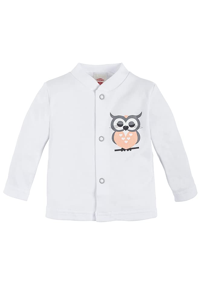 Makoma Baby Erstausstattung Strampler-Set mit Langarmshirt für Säuglinge & Neugeborene Jungen und Mädchen (50 – 74)