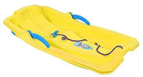 MARMAT Children’s Sledge, Bobsleigh, Toboggan, Snow Slider, Brake Lever, Pull Rope, Snow, Winter