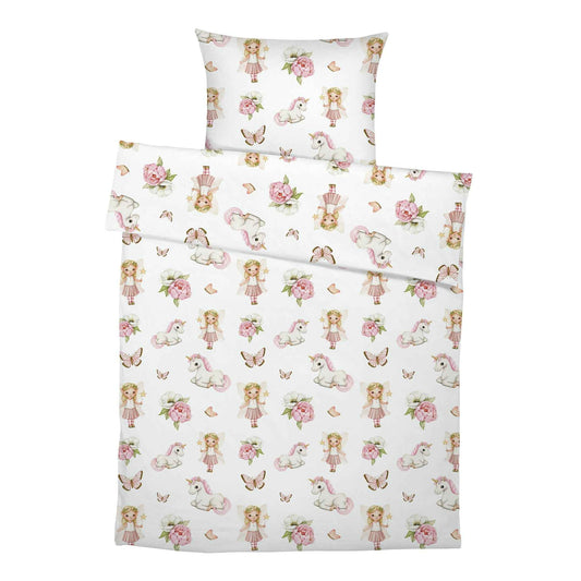 “Fee und Einhorn” Premium Kinderbettwäsche