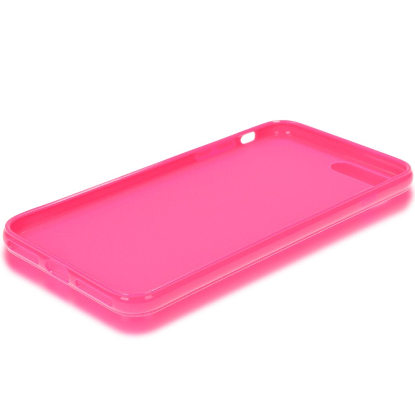NALIA Handyhülle kompatibel mit iPhone 8 Plus / 7 Plus, Ultra-Slim TPU Silikon Jelly Case, Dünne Gummi Schutz-Hülle Telefon-Schale Skin, Etui Handy-Tasche Back-Cover Thin Smart-Phone Bumper - Pink