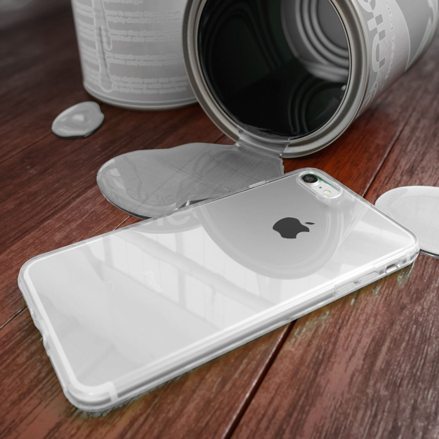 NALIA Handyhülle kompatibel mit iPhone SE 2022 / SE 2020 / 8 / 7 Hülle, Durchsichtige Silikon Schutzhülle Phone Cover Handy-Tasche Weich, Ultra-Slim Soft Bumper Case Backcover Dünn - Transparent