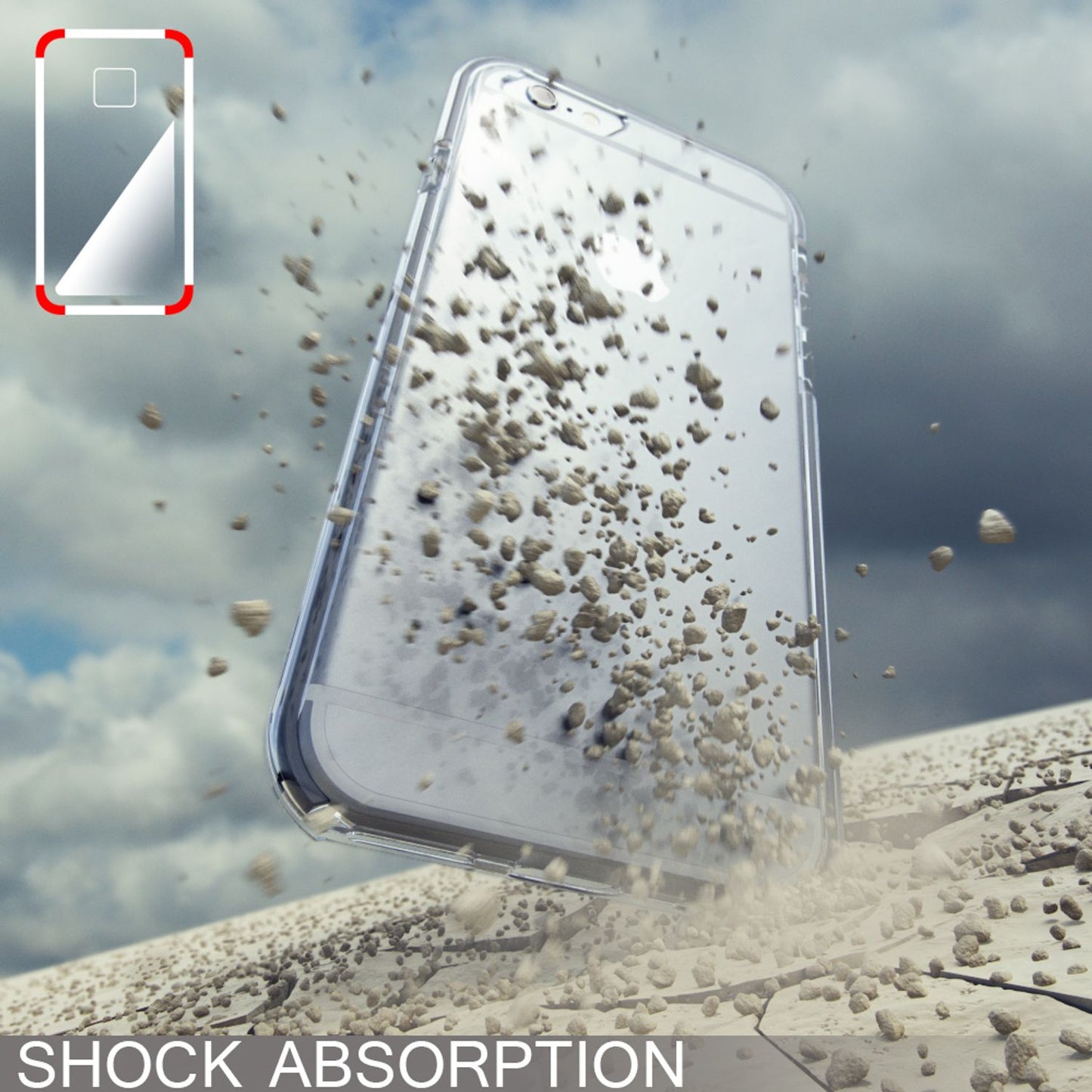 NALIA Handyhülle kompatibel mit iPhone 6 6S, Durchsichtiges Slim Silikon Case mit Transparenter Rückseite & Bumper, Crystal Schutz-Hülle Etui Dünn, Handy-Tasche Smart-Phone Back-Cover