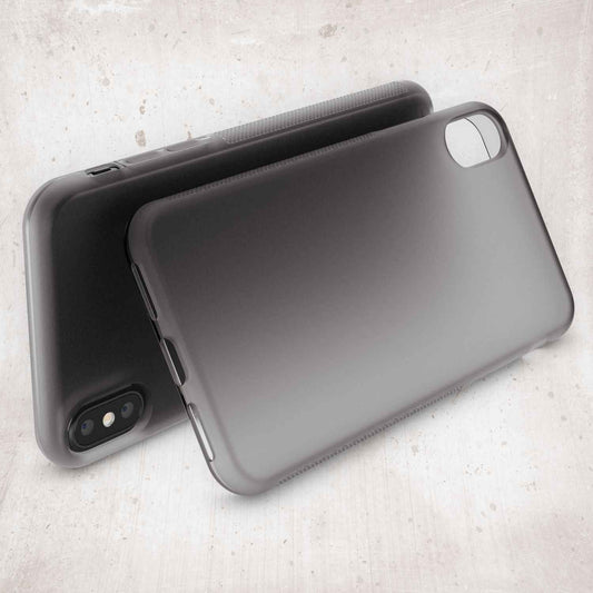 NALIA Handyhülle kompatibel mit iPhone X XS, Matte Anti-Rutsch Silikon Schutzhülle Dünn, Ultra-Slim Back-Cover Case Gummi Hülle, Etui Handy-Tasche Schale Smart-Phone Skin Bumper