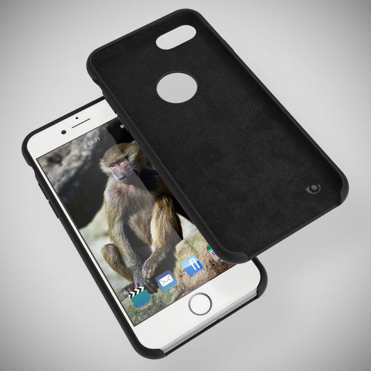 NALIA Liquid Silikon Hülle kompatibel mit iPhone 8, Ultra-Slim Handyhülle Hard-Case mit Silk Touch & Microfaser, Dünnes Cover Schutzhülle Skin, Etui Handy-Tasche Backcover Bumper