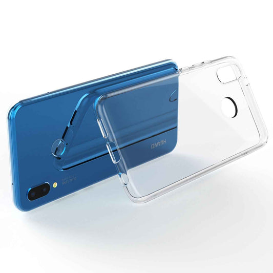 NALIA Transparente Silikonhülle für Huawei P20 Lite – Anti-Gelb & Rutschfest – GLAZE (Handyhülle Kristallklar, Schlank & Stoßfest) – Marke aus Berlin