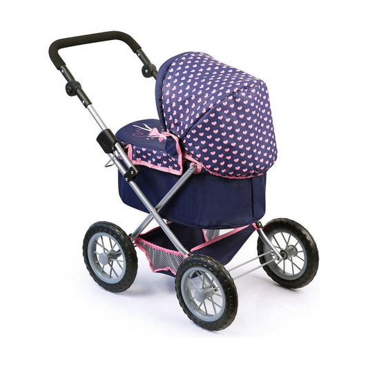 Blau rosa Puppenwägelchen Reig Trendy Royal Special Version für 45 cm Puppen