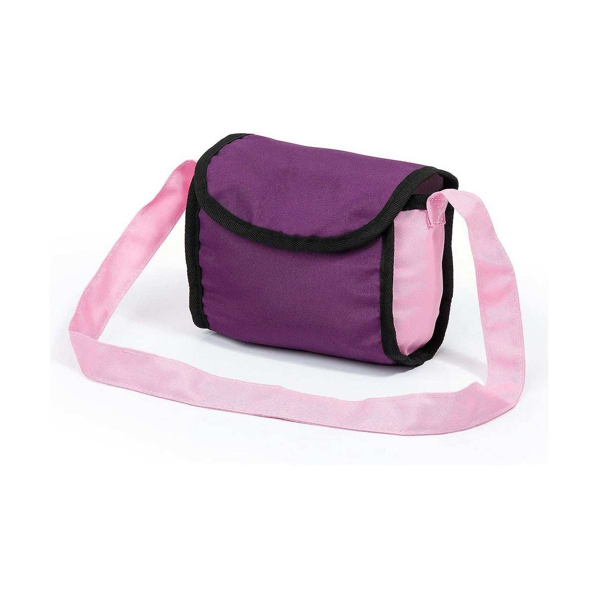 Puppenwägelchen Reig Trendy Royal Lila 45 cm leichter lila Puppenwagen mit Kulturbeutel, stabil und kompakt für Kinder ab 3 Jahren