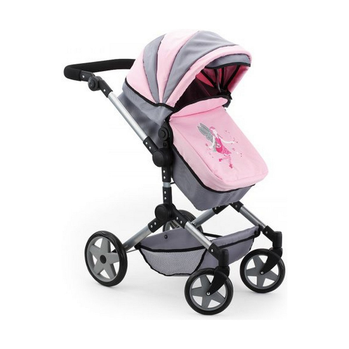 Puppenwägelchen Reig Pram Neo Pro Grau 57 cm - Meloni2