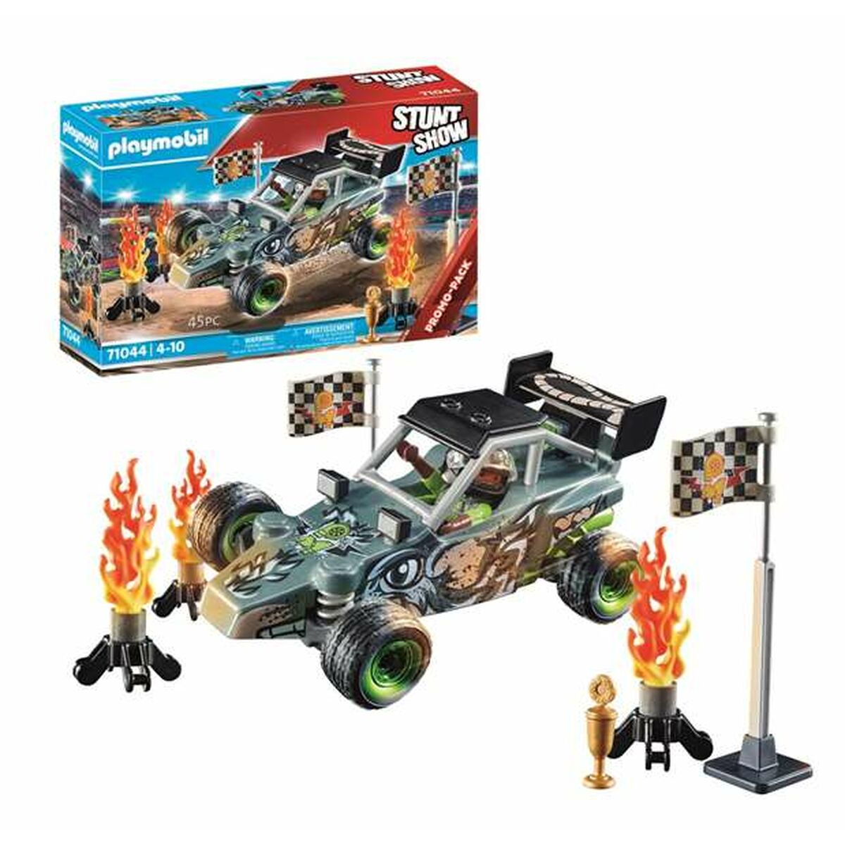Playset Playmobil Stuntshow Racer 45 Stücke - Meloni2