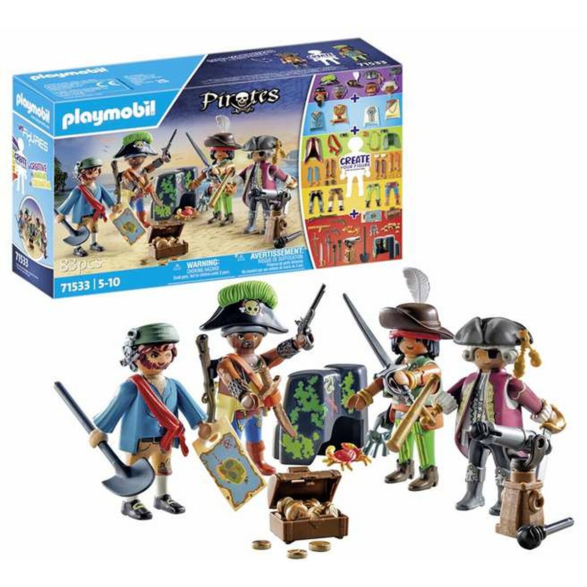 Playset Playmobil Pirates 71533 83 Stücke - Meloni2