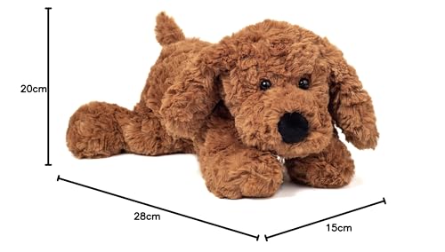 Teddy Hermann 92893 Schlenker-Hund 40 cm, Kuscheltier, Plüschtier