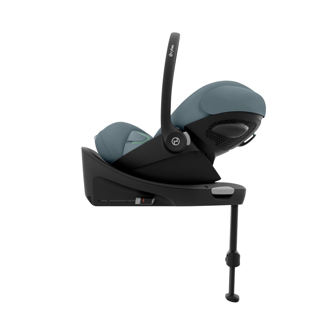 CYBEX Gold Babyschale Cloud G i-Size Comfort, Inkl. Neugeboreneneinlage, Ab Geburt bis ca. 24 Monate, Für Kinder ab 40 cm bis 87 cm, Max. 13 kg, Moon Black - Meloni2