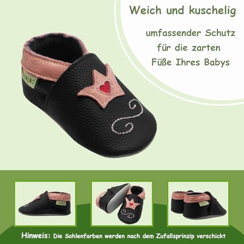 SAYOYO Weiche Leder Babyschuhe für das Laufen und Krabbeln