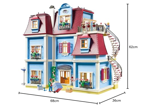 PLAYMOBIL | Dollhouse |Spielzeug für Kinder ab 4 Jahren | Mitnehm-Puppenhaus mit Griff | 70985