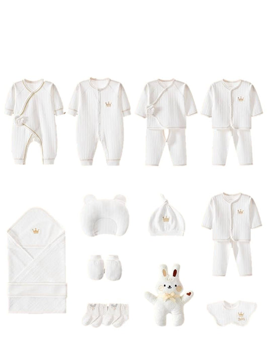 Fits! Baby Clothing Set Complete Gift Set Girls Boys Newborn First Equipment 20 Pieces 100% Cotton 0-6 Months