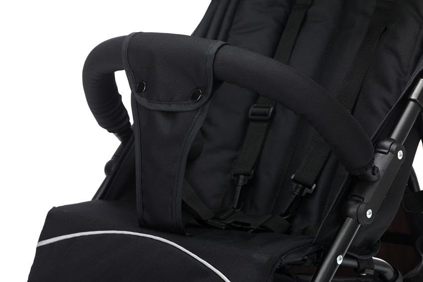 Fillikid Glider Exclusive, Pushchair Pushchair, Lightweight, Modern, Small, Folding Buggy, Pushchair with Footrest and Front Bar