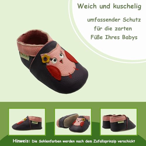 SAYOYO Weiche Leder Babyschuhe für das Laufen und Krabbeln