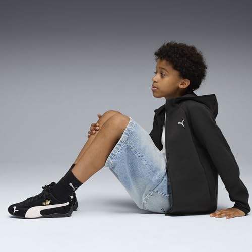 PUMA Boys' Evostripe Full-Zip Hoodie Dk B Sweat Jackets (1 Pack)