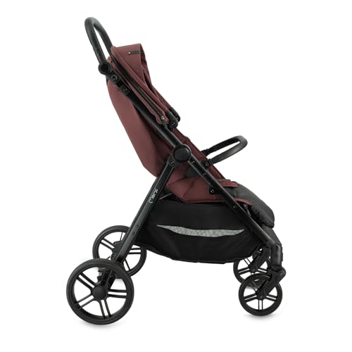 MoMi Kinderbuggy CLARA, Kinderwagen ab dem 6. Lebensmonat, bis 22 kg Körpergewicht, 5-Punkt-Sicherheitsgurt, Fußsack, Getränkehalter, Einkaufskorb, Wickeltasche, Insekten- und Regenschutz