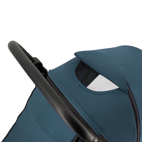 MoMi Kinderbuggy CLARA, Kinderwagen ab dem 6. Lebensmonat, bis 22 kg Körpergewicht, 5-Punkt-Sicherheitsgurt, Fußsack, Getränkehalter, Einkaufskorb, Wickeltasche, Insekten- und Regenschutz