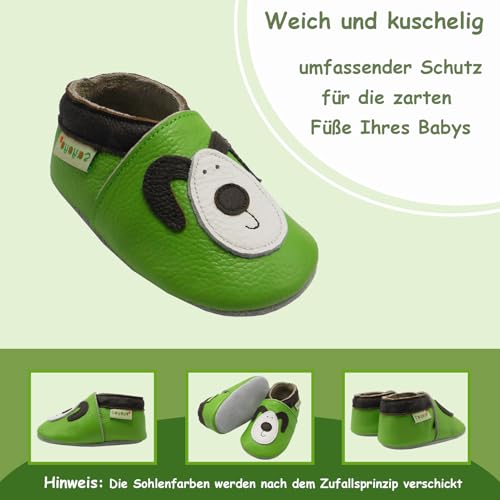 SAYOYO Weiche Leder Babyschuhe für das Laufen und Krabbeln