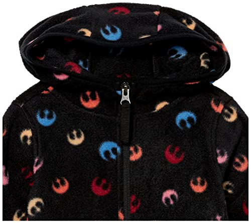 Essentials Disney Marvel Star Wars Princess Girls Polar Fleece Full Zip Hooded Jacket