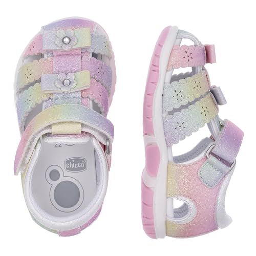 Chicco Mädchen Spinnen Riemen Sandalen für Babyschuhe