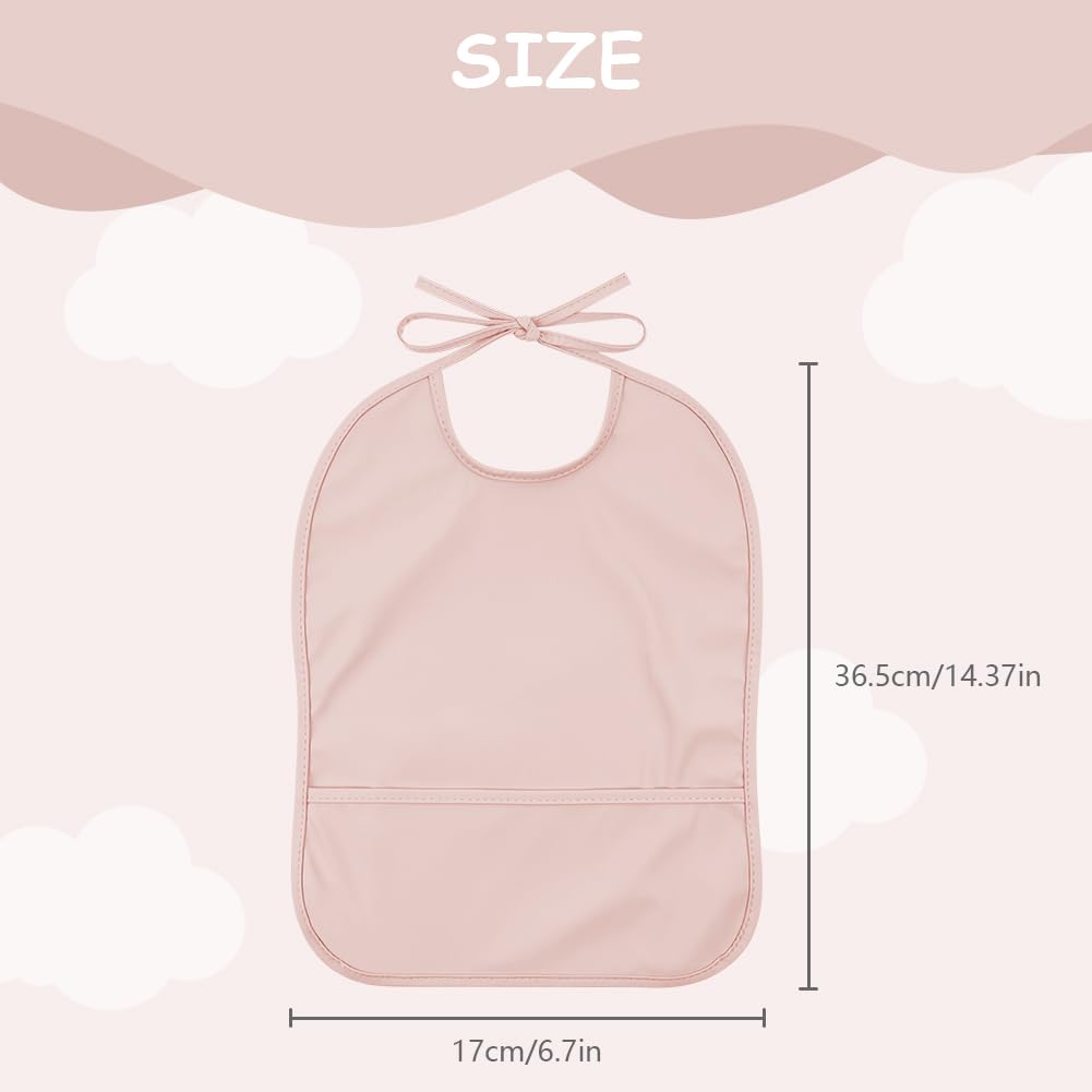 HOTUT Dirt-resistant baby bibs washable, baby bibs waterproof, baby eating bibs, baby bibs waterproof for eating, unisex baby bibs odor-resistant