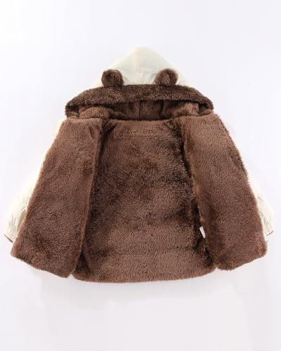 Baby Winter Fleece Coat Kids Boys Jacket Outwear Girls Padded Clothing
