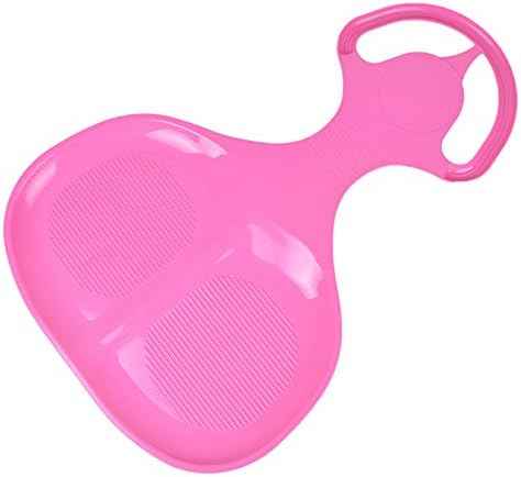 MARMAT Snow Slider for Children Snow Racer Popo Slide Plate Winter Sports (Pink)