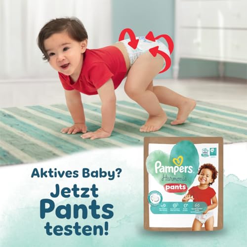 Pampers Harmonie Windeln Größe 2, 204 Windeln, 4kg-8kg, sanfter Hautschutz mit 100Prozent Pampers Schutz