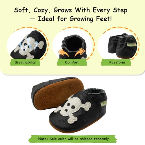 SAYOYO Weiche Leder Babyschuhe für das Laufen und Krabbeln