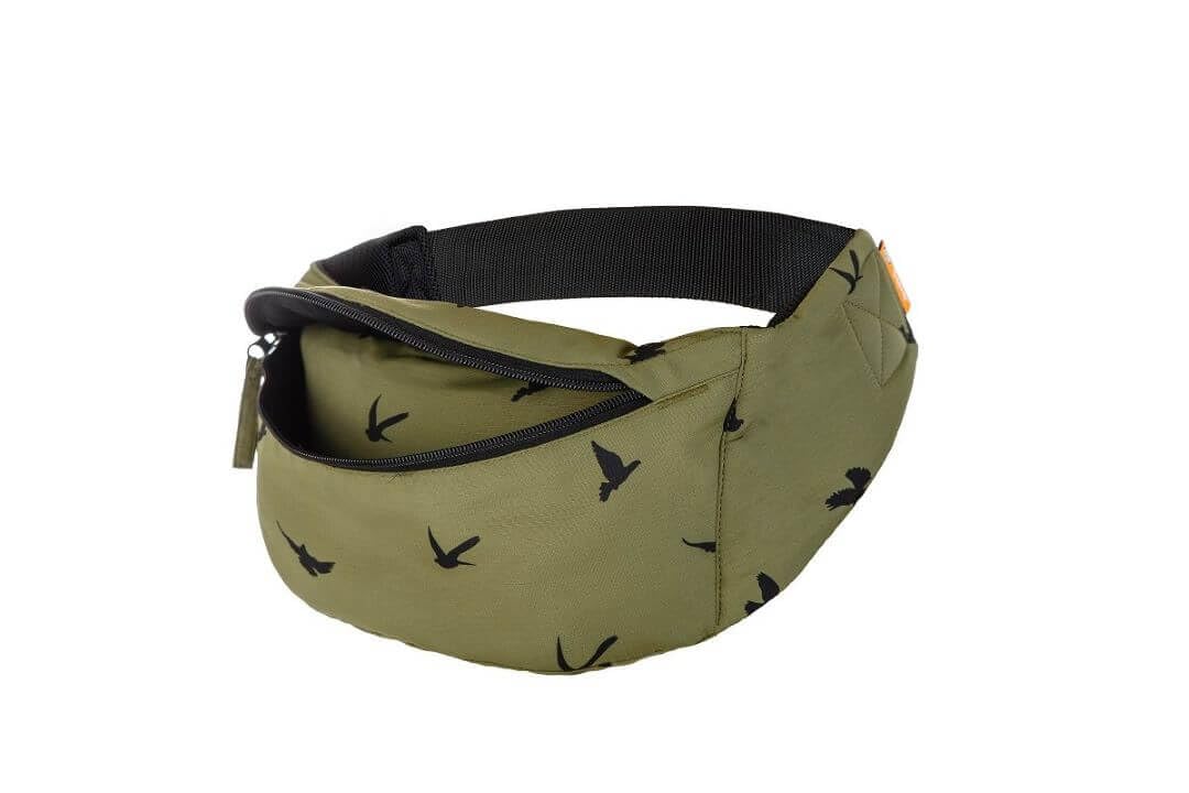 Tula Lite Babytrage und Babytrage-Tasche in Einem, Leicht Kompakt Ergonomisch, Bauchtrage Rückentrage Reise Babytrage, Discover