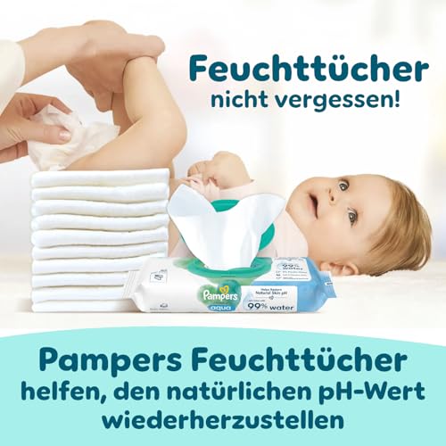 Pampers Premium Protection Größe 6, 144 Windeln, 13kg-18kg, Doppelter Schutz für die Haut und vor Auslaufen