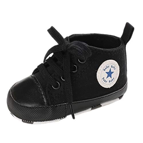 Sehfupoye Baby Girls Boys Trainers Toddler Shoes Canvas First Hiking Shoes Newborn Non-Slip Prewalker Trainers
