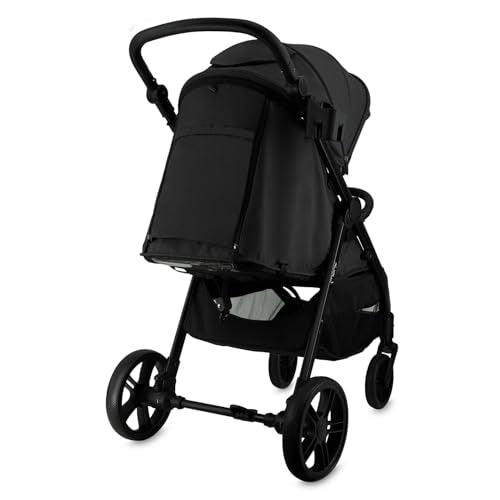 MoMi Kinderbuggy CLARA, Kinderwagen ab dem 6. Lebensmonat, bis 22 kg Körpergewicht, 5-Punkt-Sicherheitsgurt, Fußsack, Getränkehalter, Einkaufskorb, Wickeltasche, Insekten- und Regenschutz