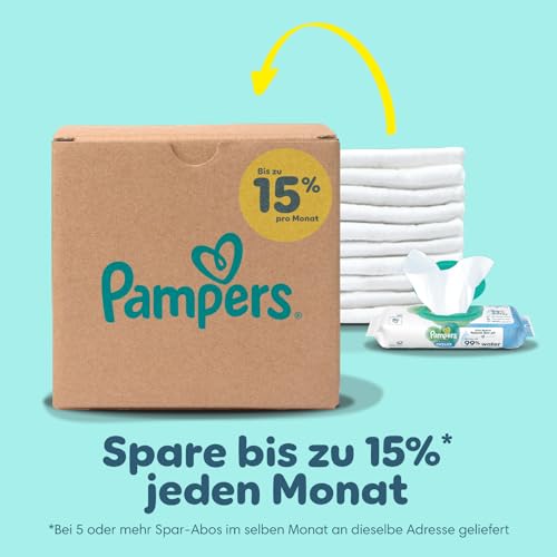 Pampers Premium Protection Größe 6, 144 Windeln, 13kg-18kg, Doppelter Schutz für die Haut und vor Auslaufen