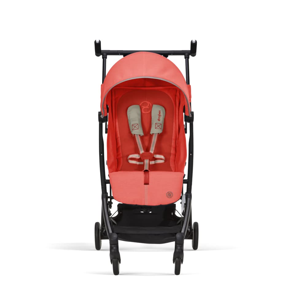 CYBEX Gold Pushchair Dragonfly with One-Pull Harness, From Approx. 6 Months to 4 Years (max. 22 kg), Ultralight (Only 6 kg), Fog Gray (Grey with Silver Frame)