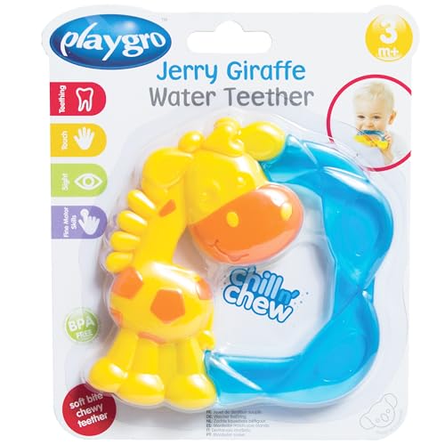 Playgro Beißring-Set Bumpy Gums, wassergefüllt, ab 3 Monaten, 3-teilig, Bumpy Gums, bunt, BPA-frei